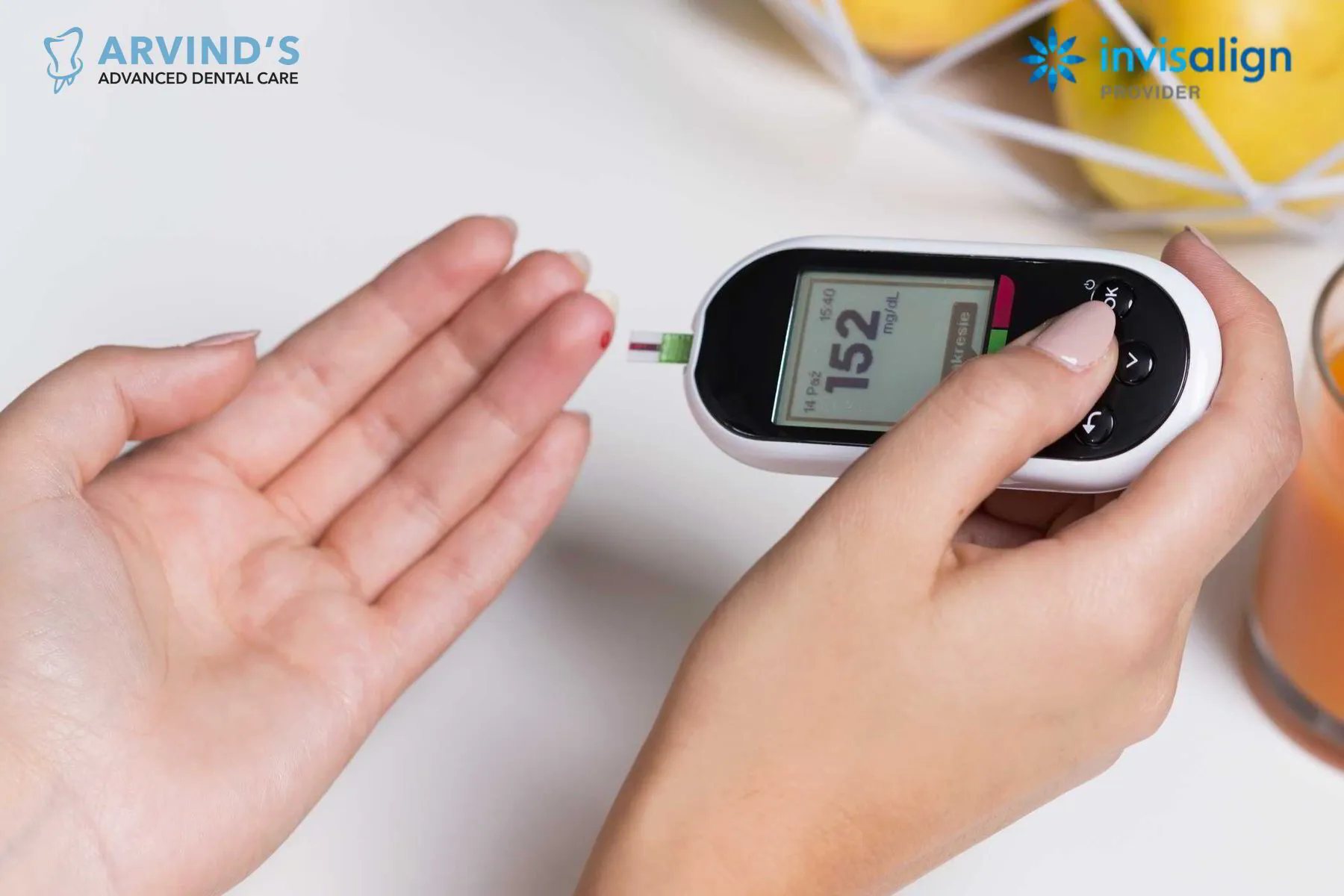 Blood glucose monitoring with a digital blood sugar meter