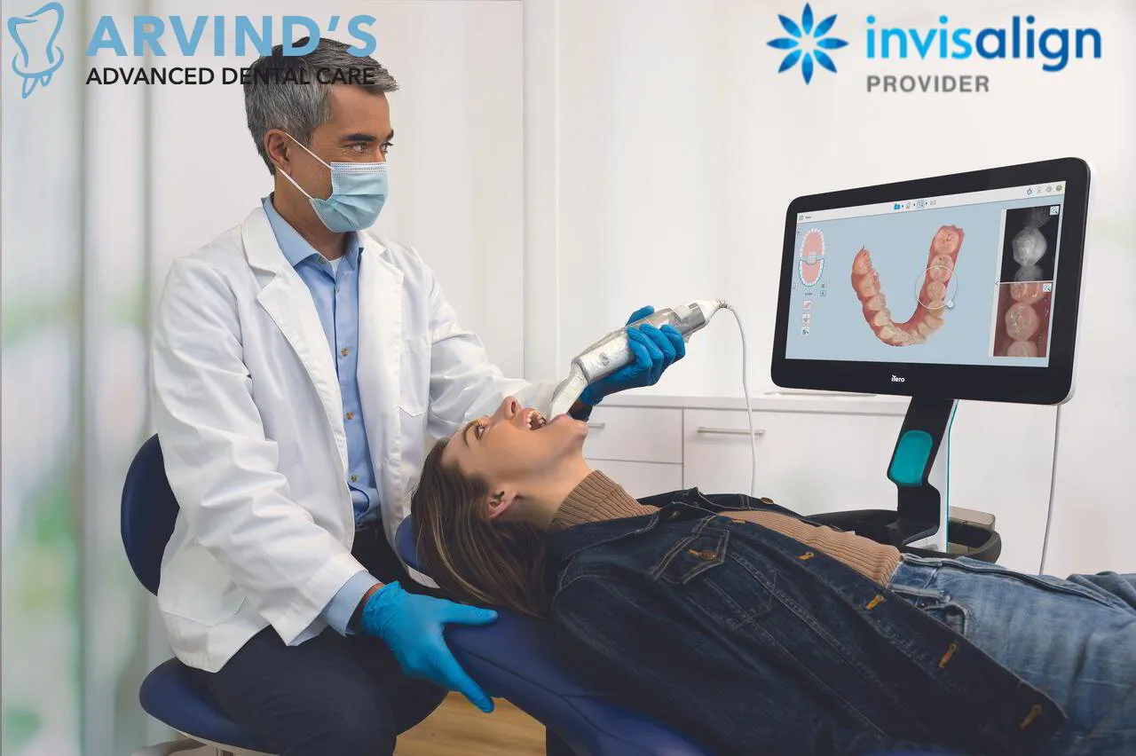 Invisalign treatment using advanced digital scanning at Arvind's Advanced Dental Care